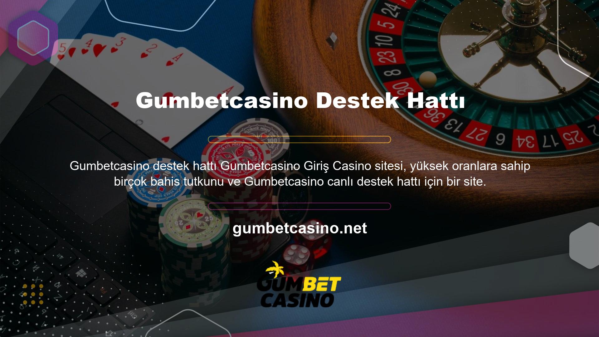 Gumbetcasino ile para kazanmaya ve bu kazançları güvenilir bir şekilde elde etmeye alışkın olan müşteriler, siteyi her zaman olumlu bir şekilde değerlendirir
